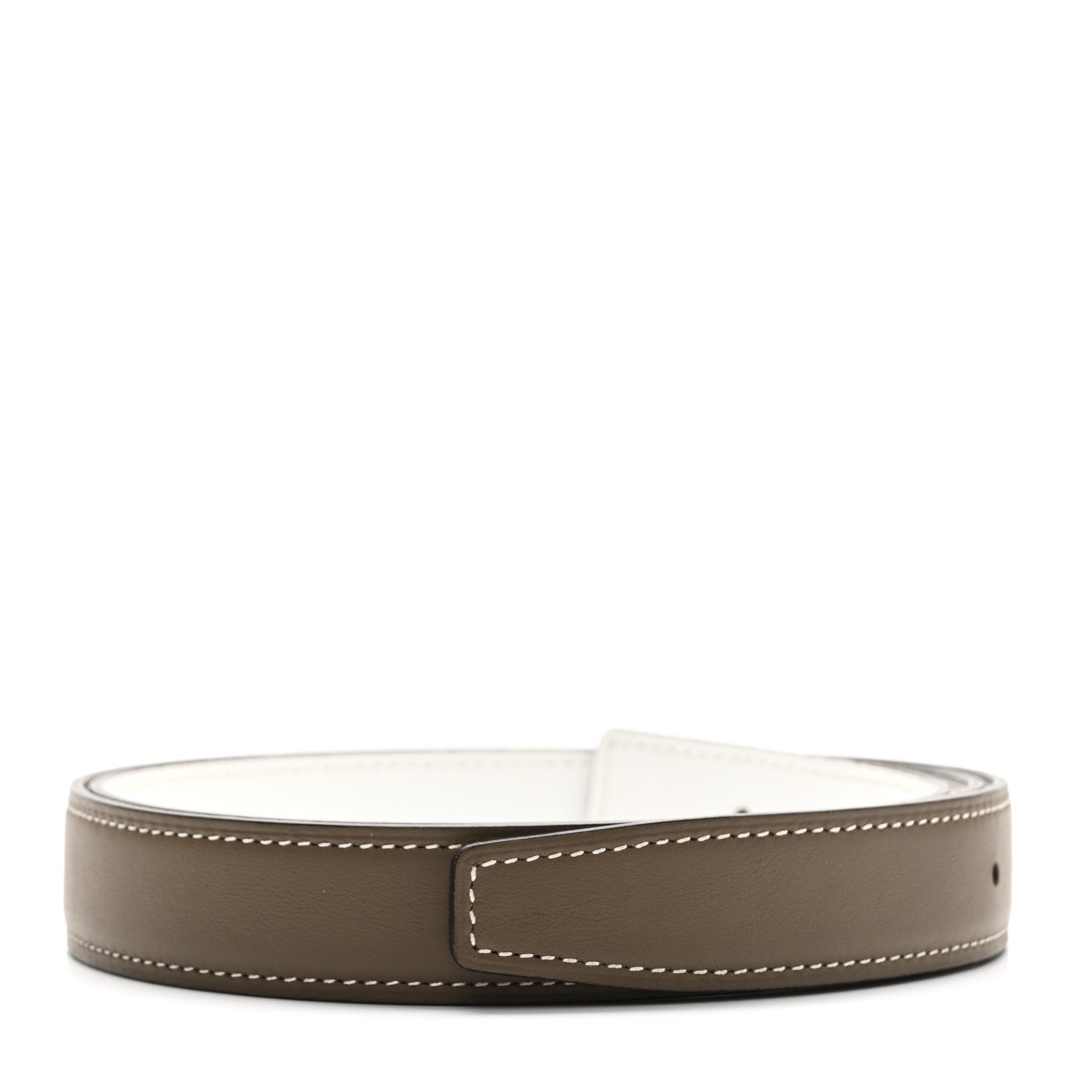 Swift Epsom 32mm Belt Strap 90 36 Etoupe White