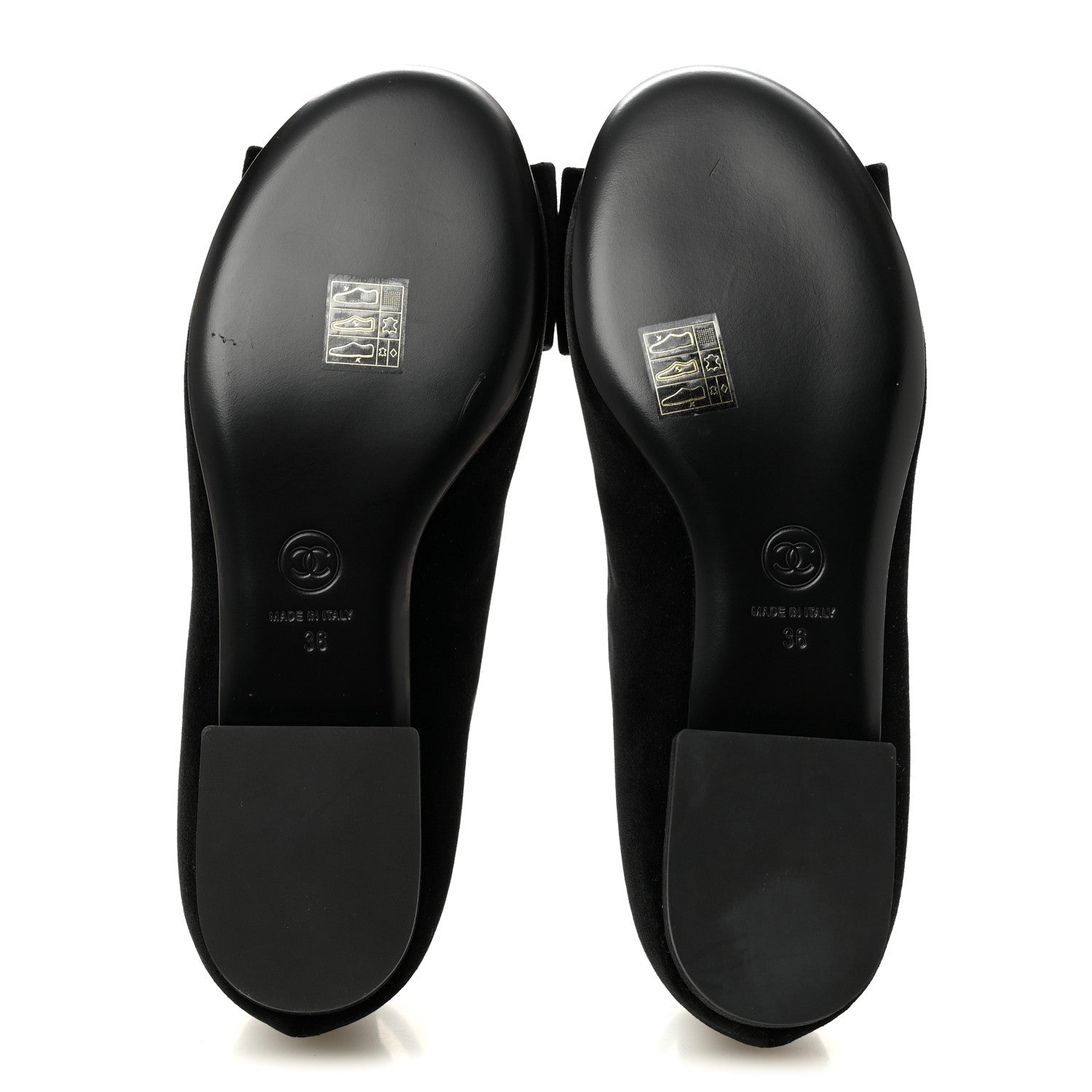 Velvet Strass CC Bow Mary Jane Flats 36 Black