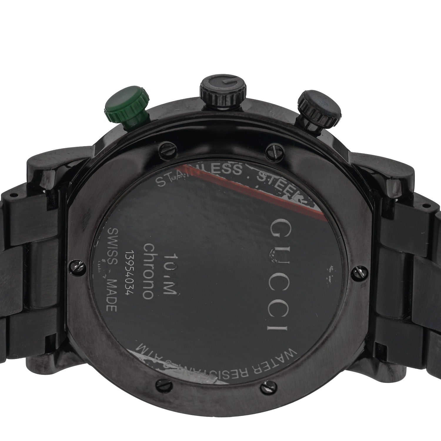 PVD Stainless Steel 44mm 101M G-Chrono Quartz Watch Black