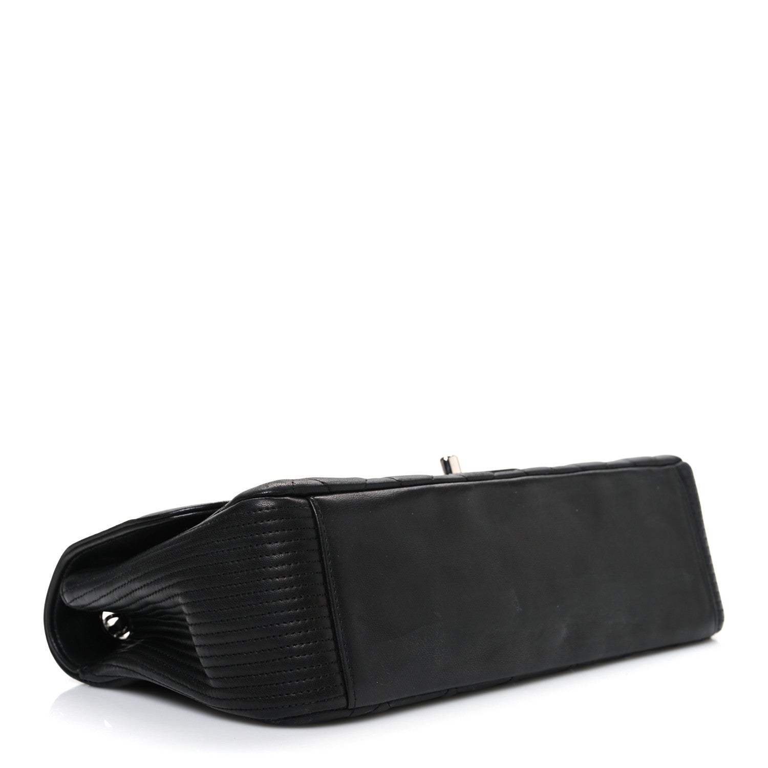 Lambskin Quilted Medium Coco Rider Flap Black