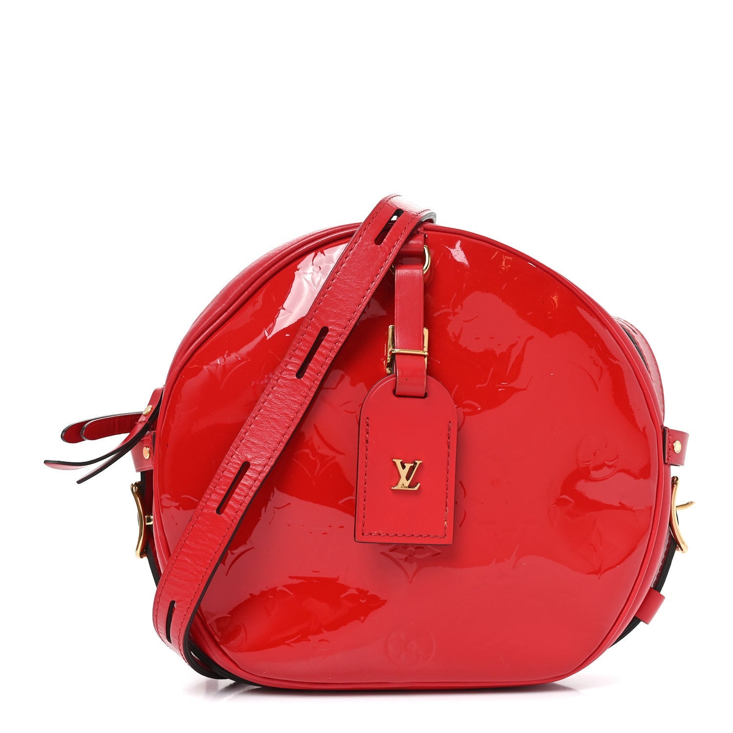 Vernis Boite Chapeau Souple MM Rouge