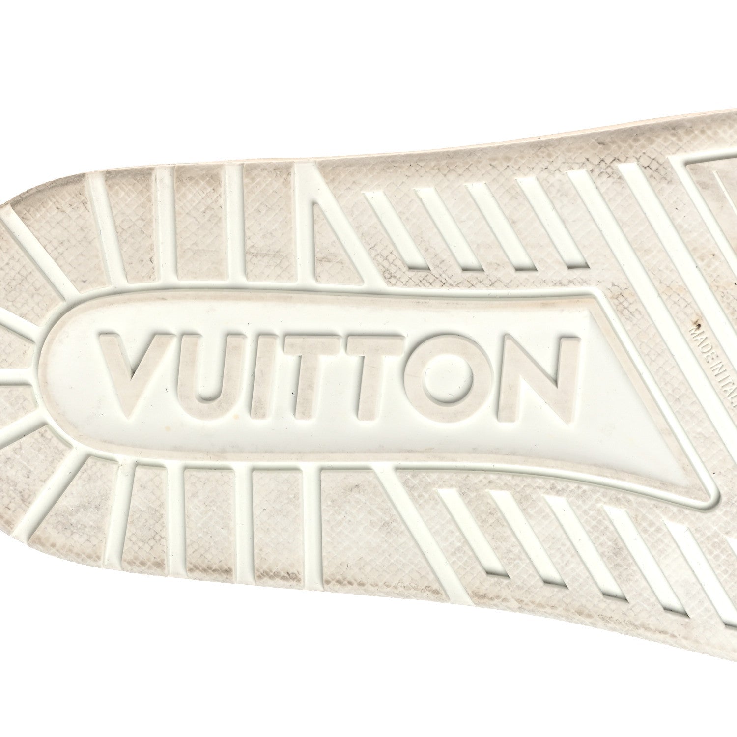 Metallic Mix Materials Mens LV Script Trainer Mules 11 Silver Multicolor