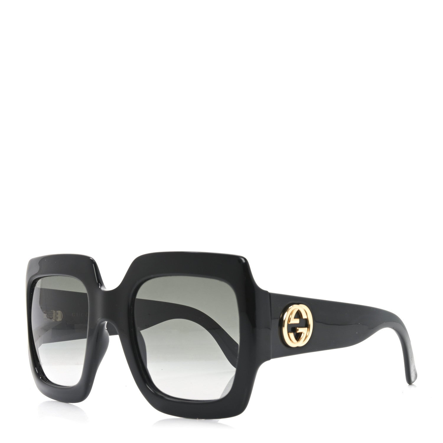 Acetate Square Frame Sunglasses GG0053S Black