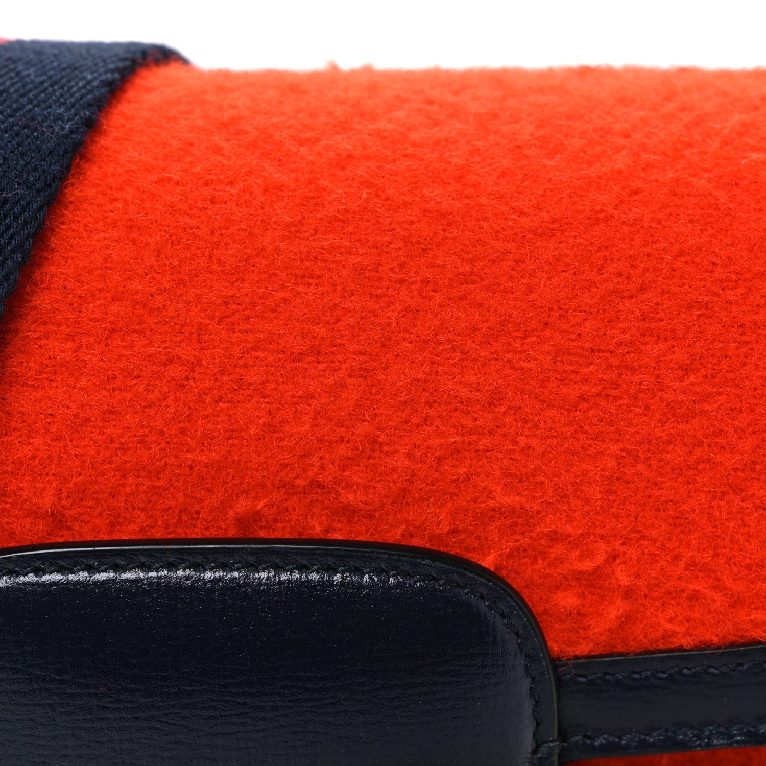 Casy Wool Azalea Calfskin Mini Horsebit 1955 Shoulder Bag Bitter Sweet Blue