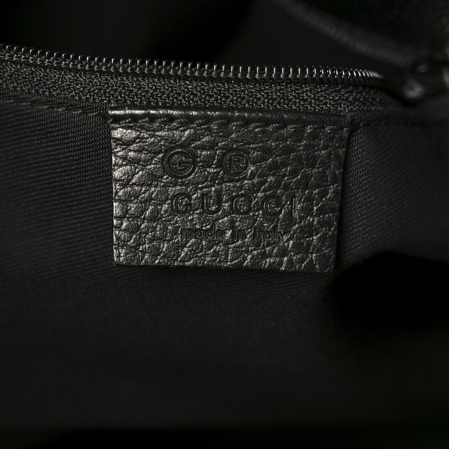 Canvas Monogram Gifford Shopping Tote Black