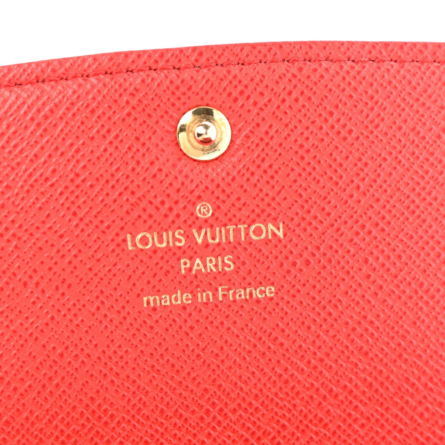 Monogram Bloom Flower Emilie Wallet Coquelicot