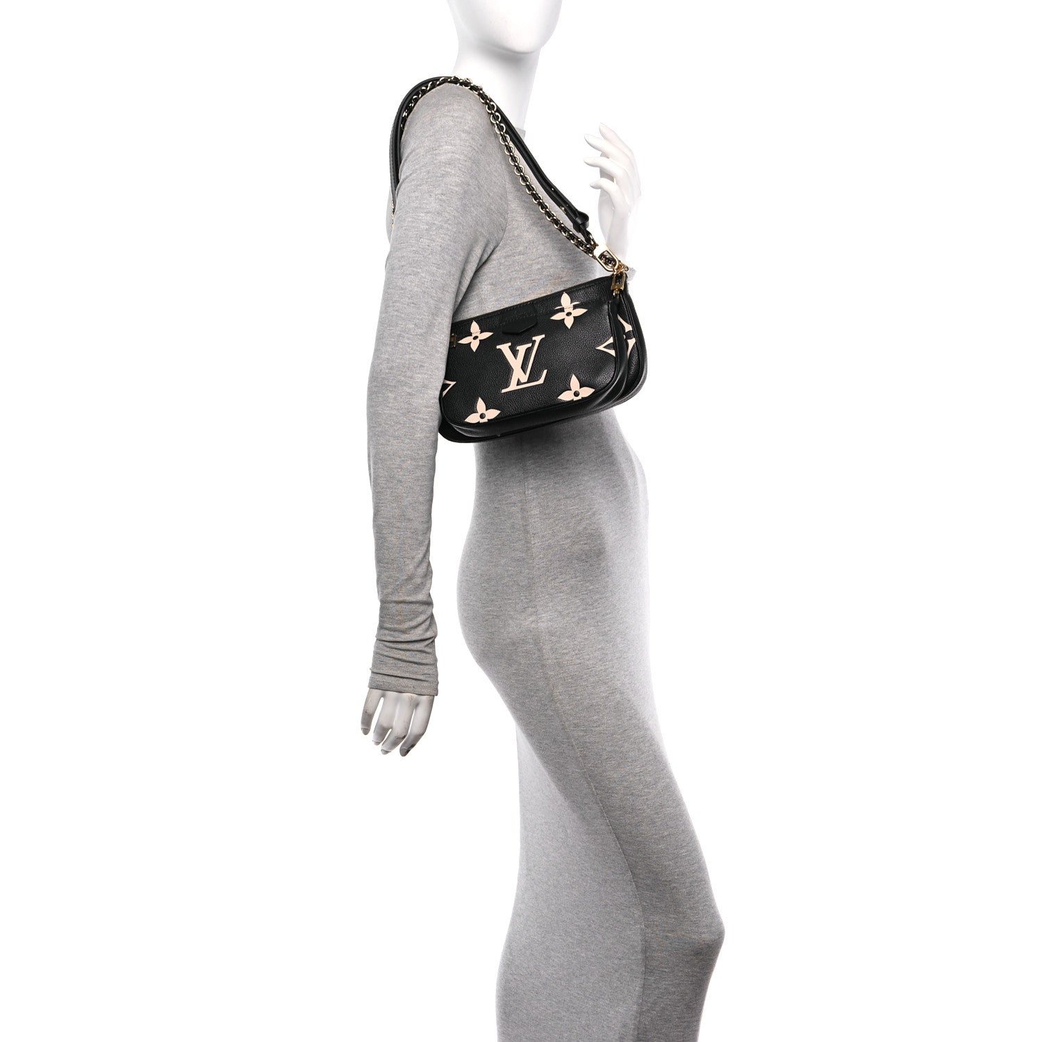 Empreinte Monogram Giant Multi Pochette Accessories Black Beige