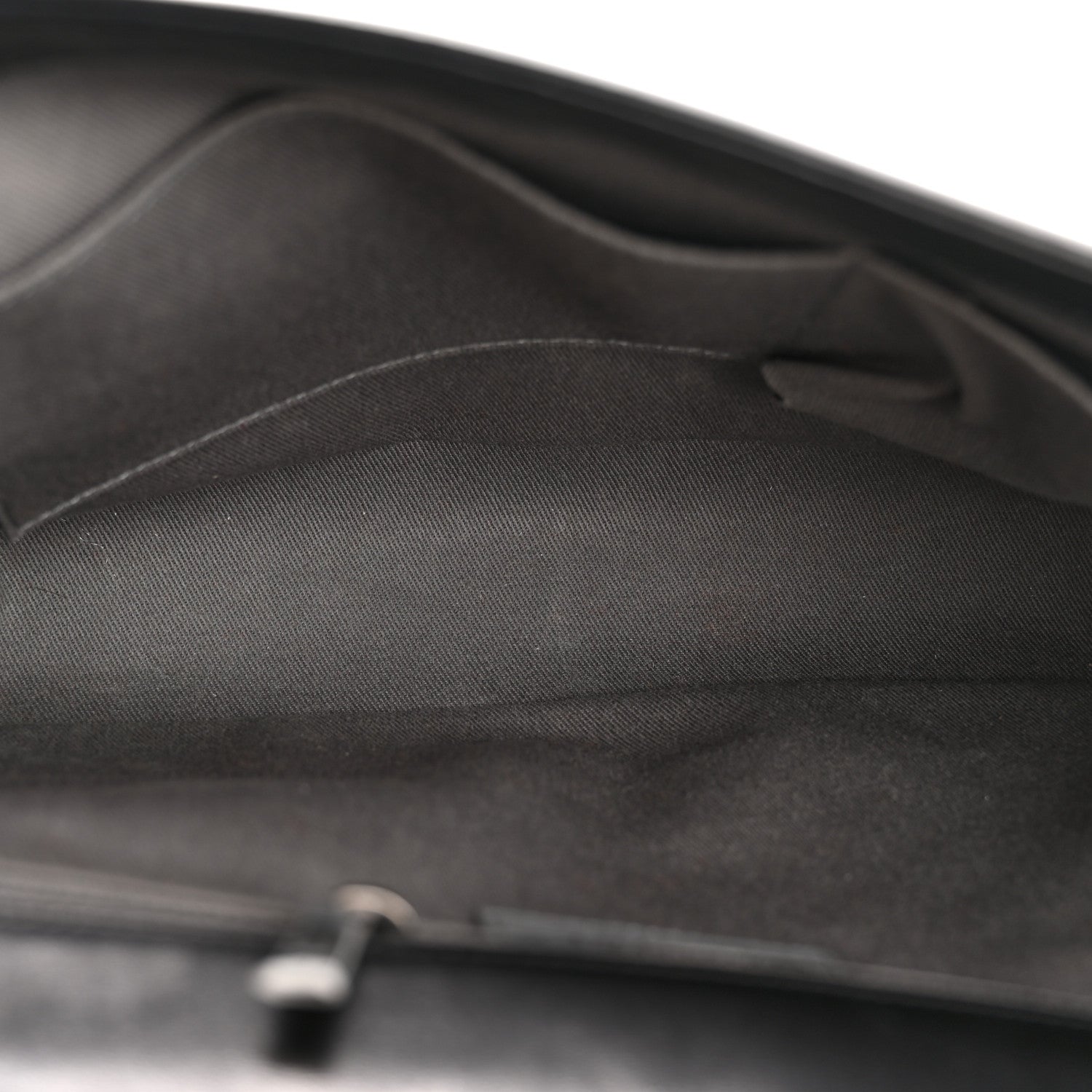 Lambskin Quilted Large Boy Flap Black