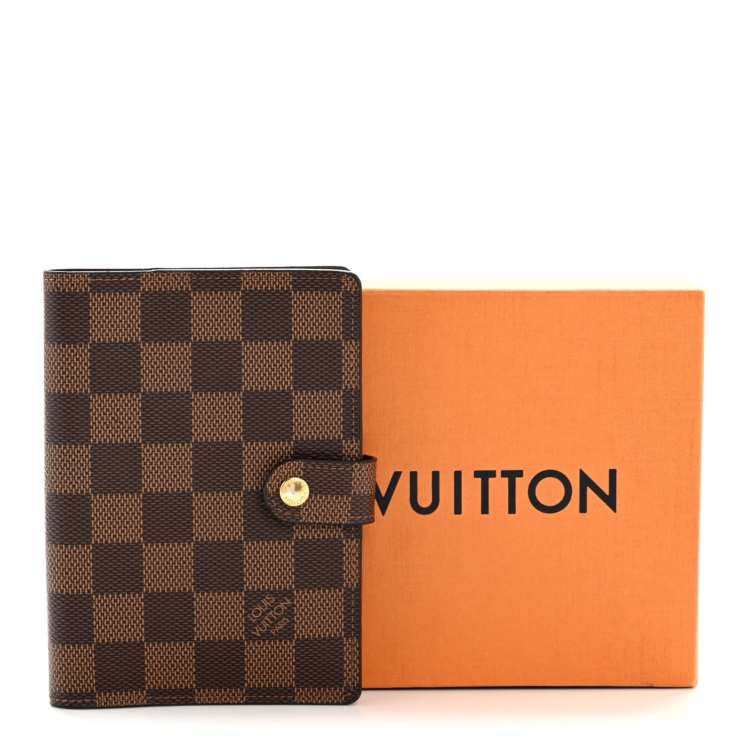 Damier Ebene Small Ring Agenda Cover