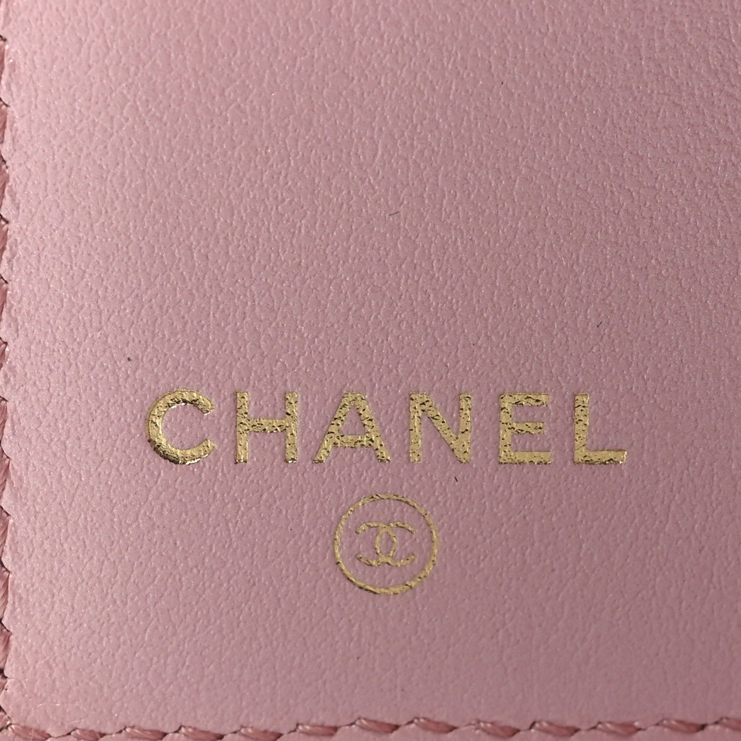 Iridescent Caviar Quilted Small Flap Wallet Rose Pink