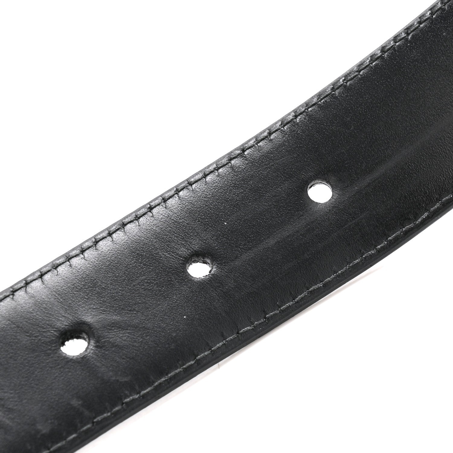 Saffiano Triangle Belt 100 40 Black