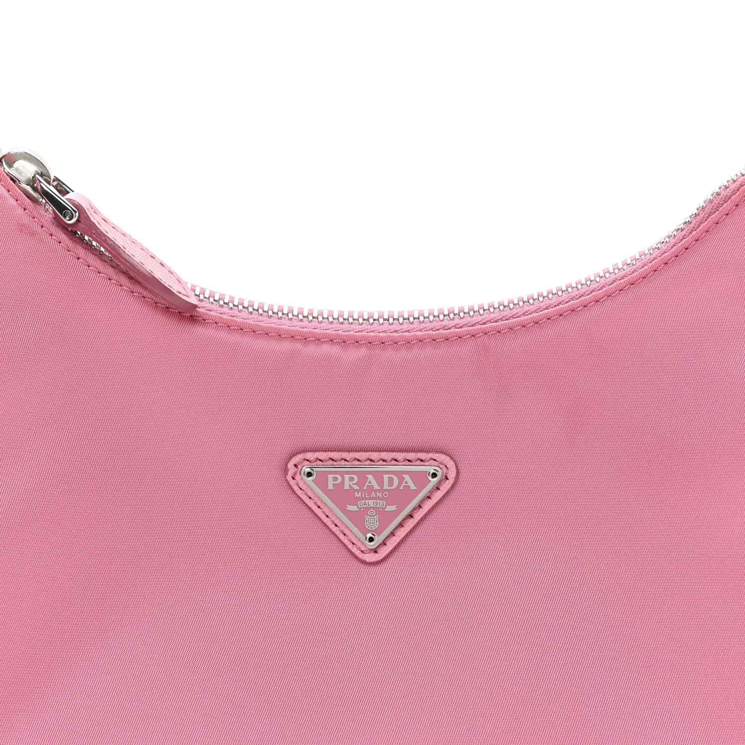 Tessuto Nylon Saffiano Mini Re-Edition 2005 Bag Begonia
