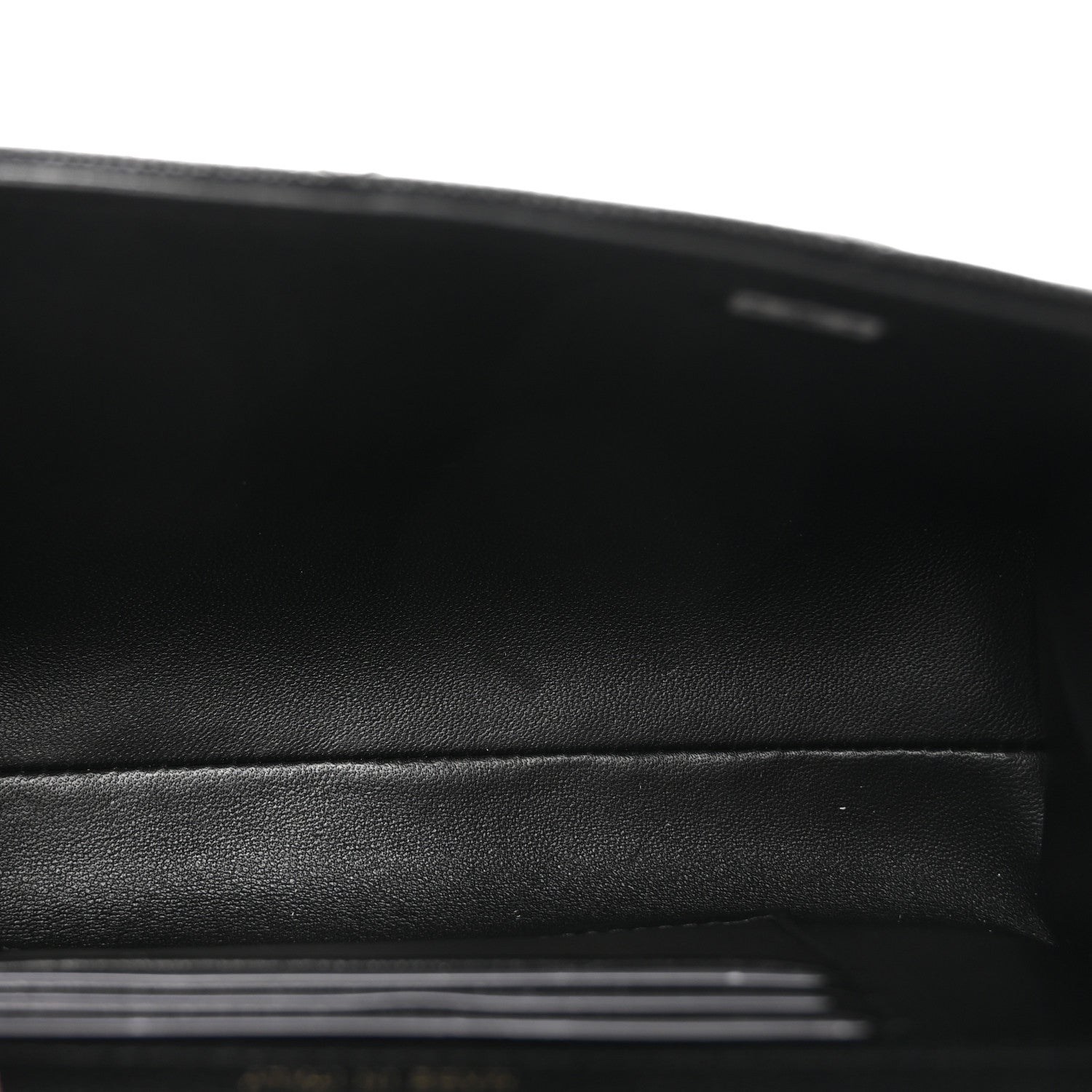 Caviar Quilted Mini Retro Twist Top Handle Flap Black