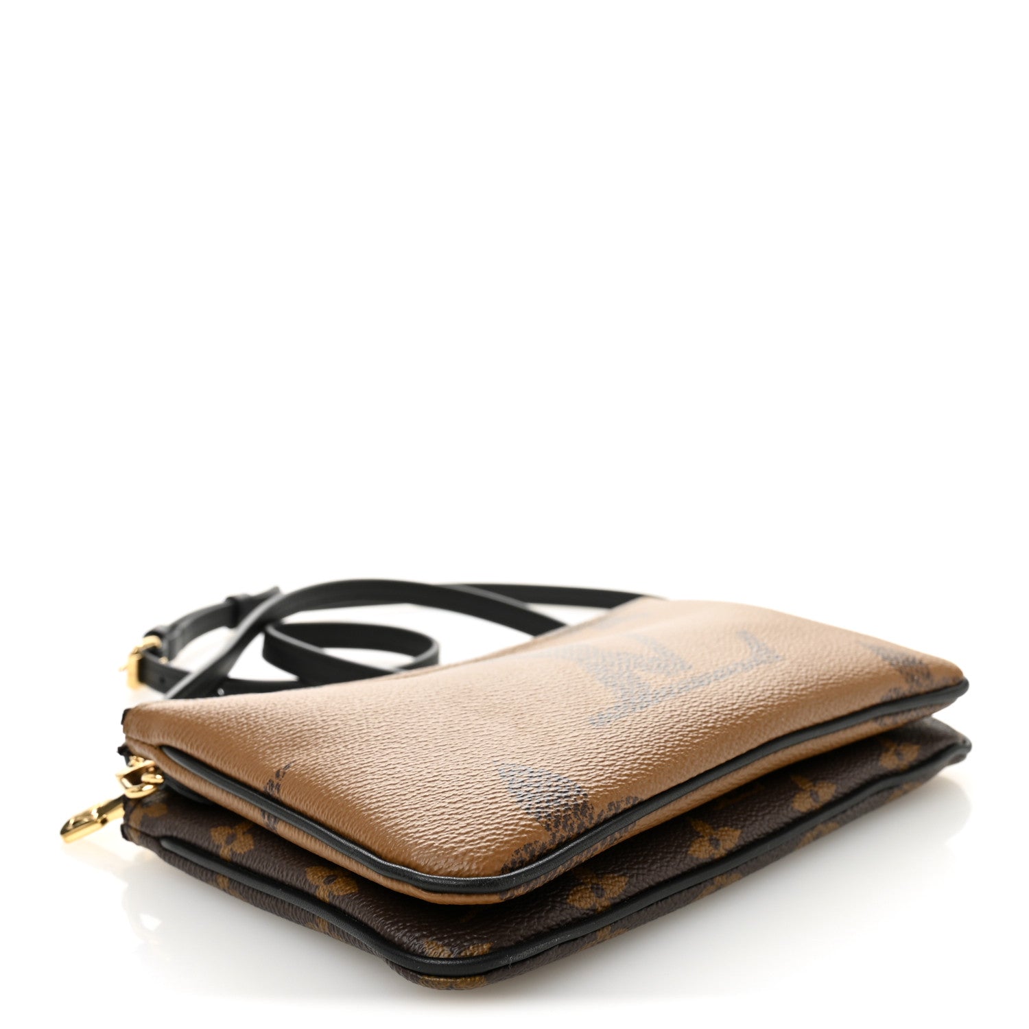 Reverse Monogram Giant Double Zip Pochette