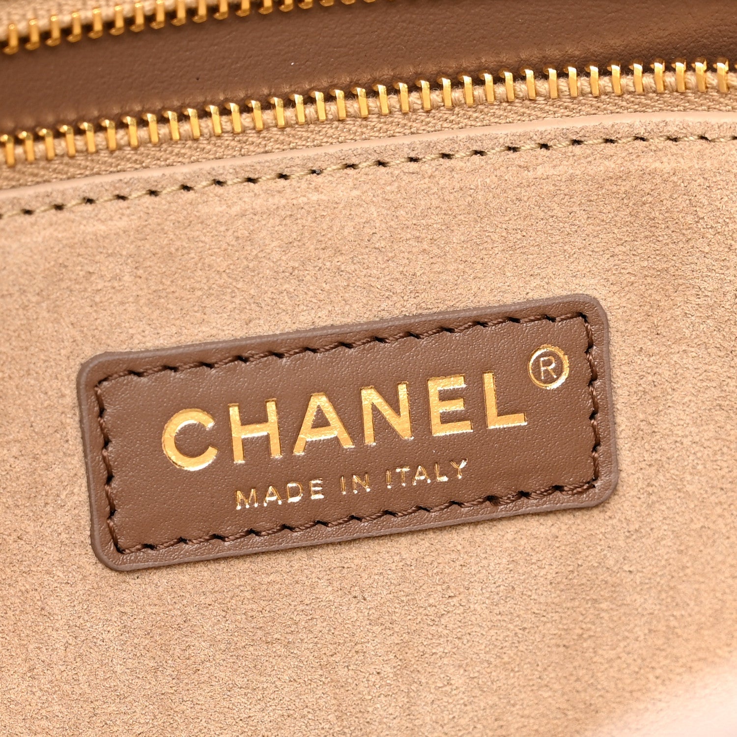Calfskin Archetype Small Shopping Tote Light Brown