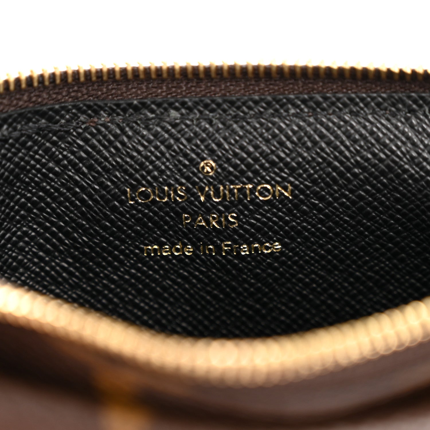 Monogram Recto Verso Card Holder Black