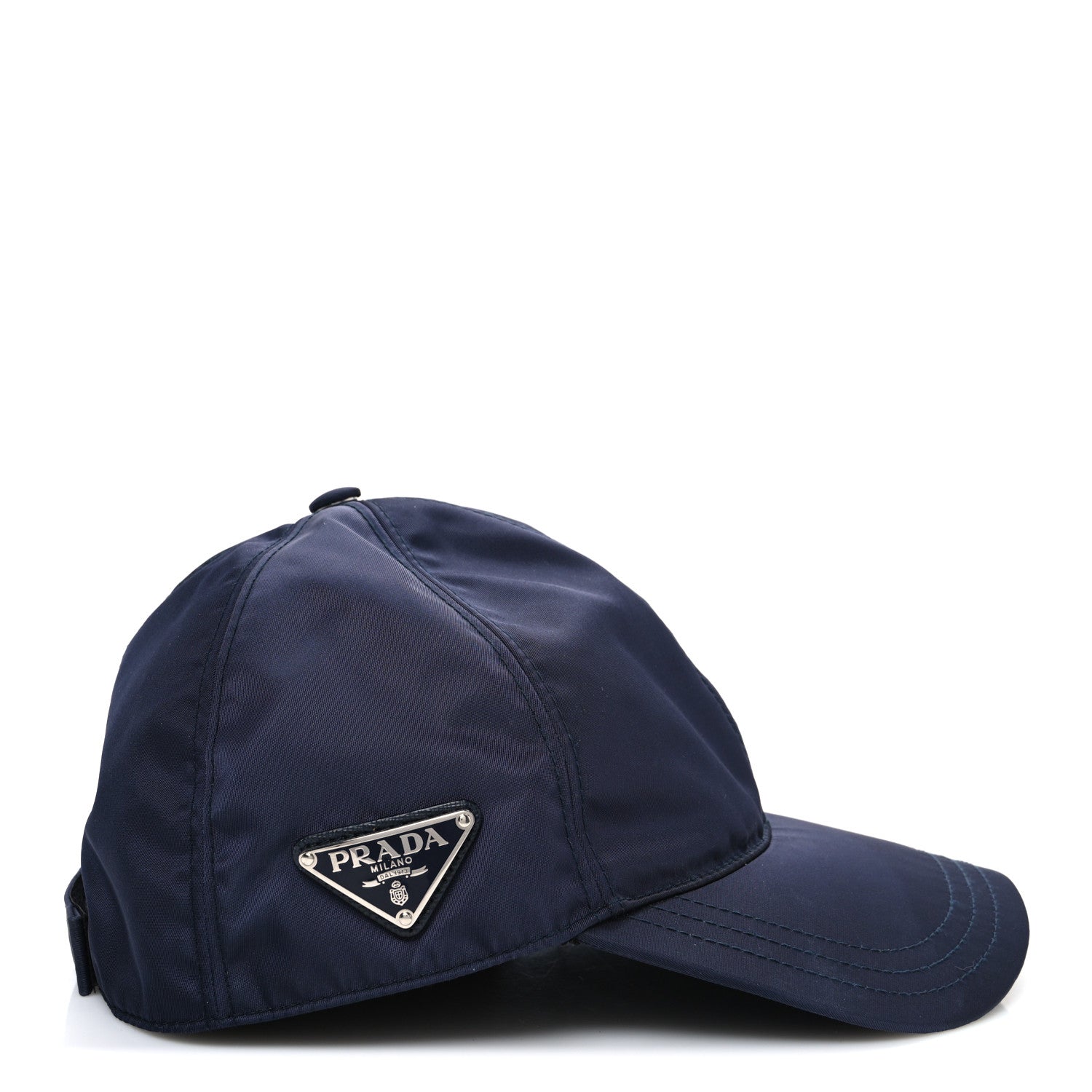 Re-Nylon Mens Baseball Cap M Bleu