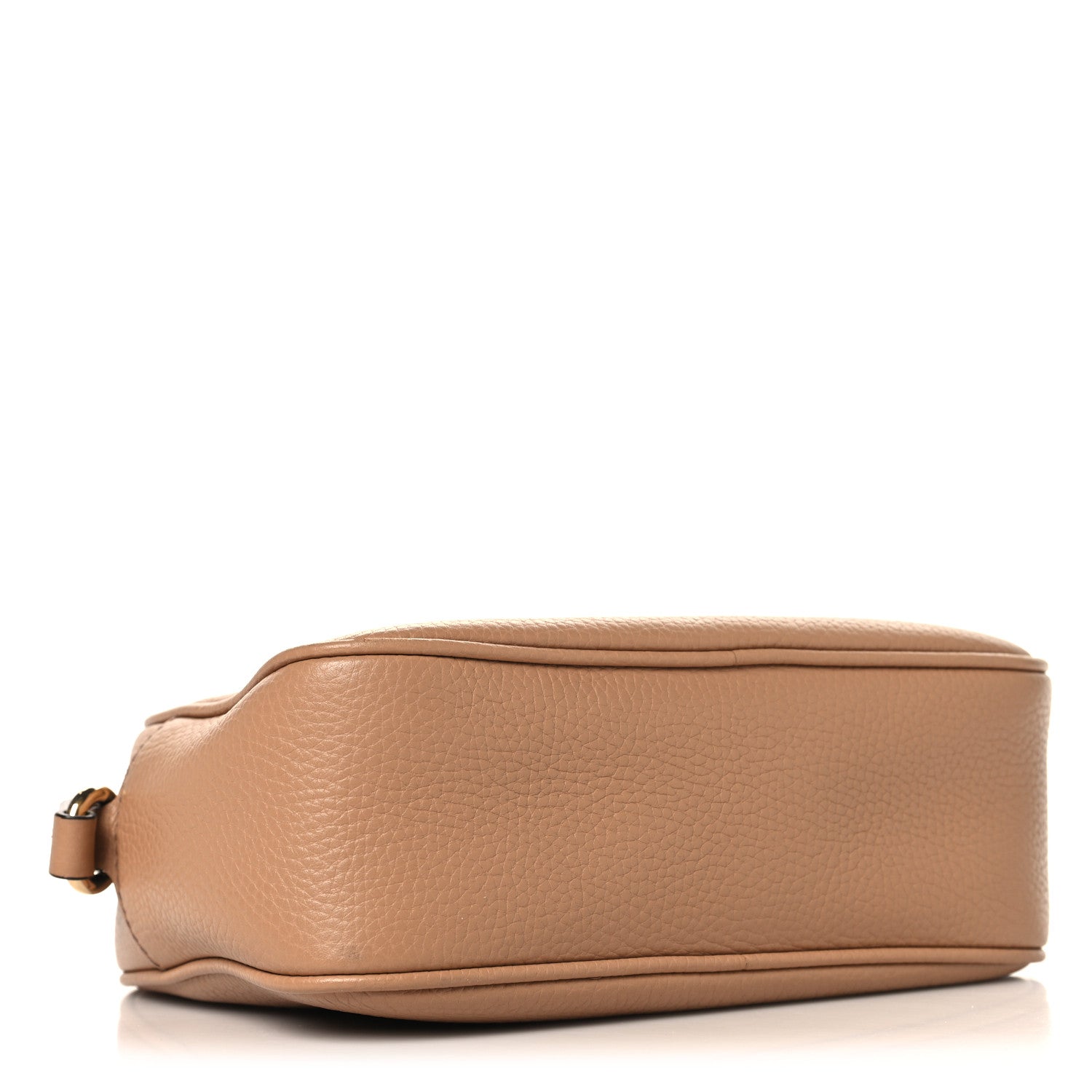 Pebbled Calfskin Small Soho Disco Bag Camelia