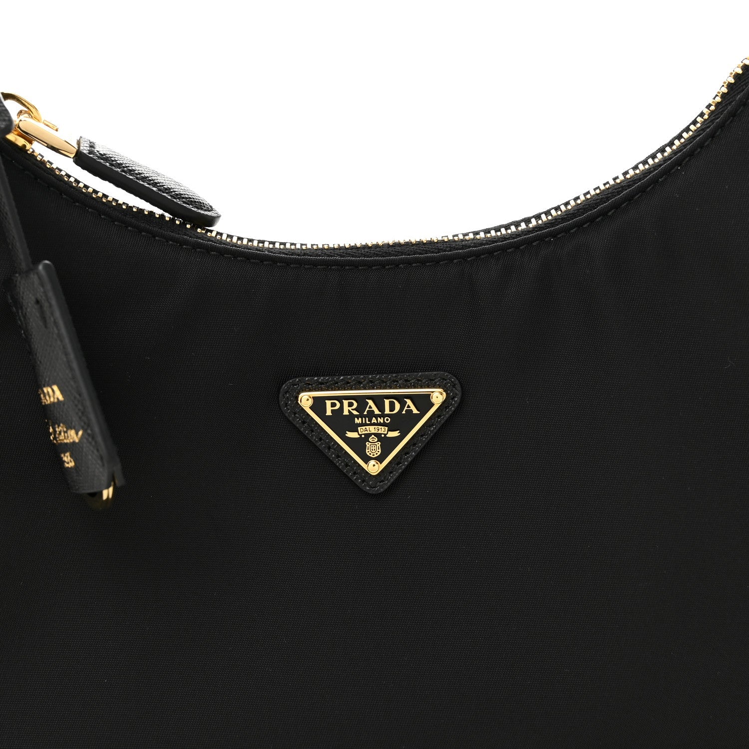 Tessuto Nylon Saffiano Mini Re-Edition 2005 Bag Black