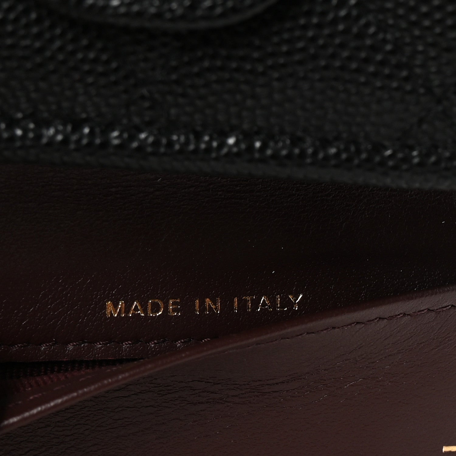 Caviar Quilted Tri-Fold Flap Wallet Black