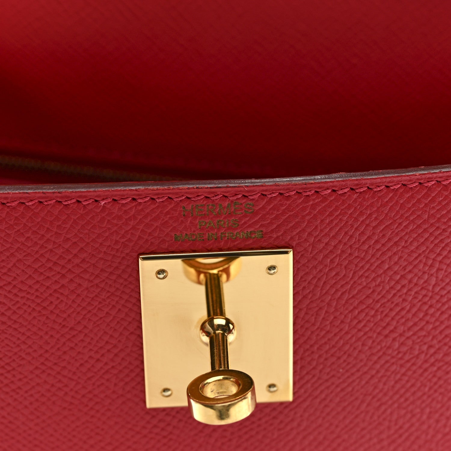Epsom Kelly Sellier 28 Rouge Casaque