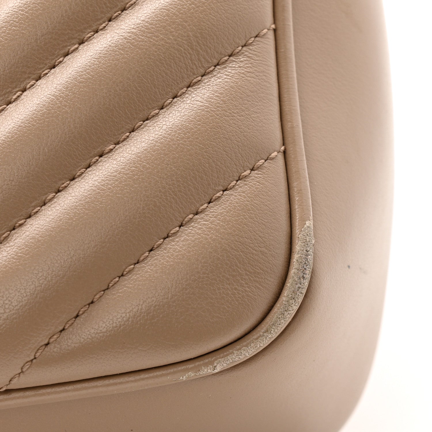 Calfskin Matelasse Monogram Lou Camera Bag Nude Powder