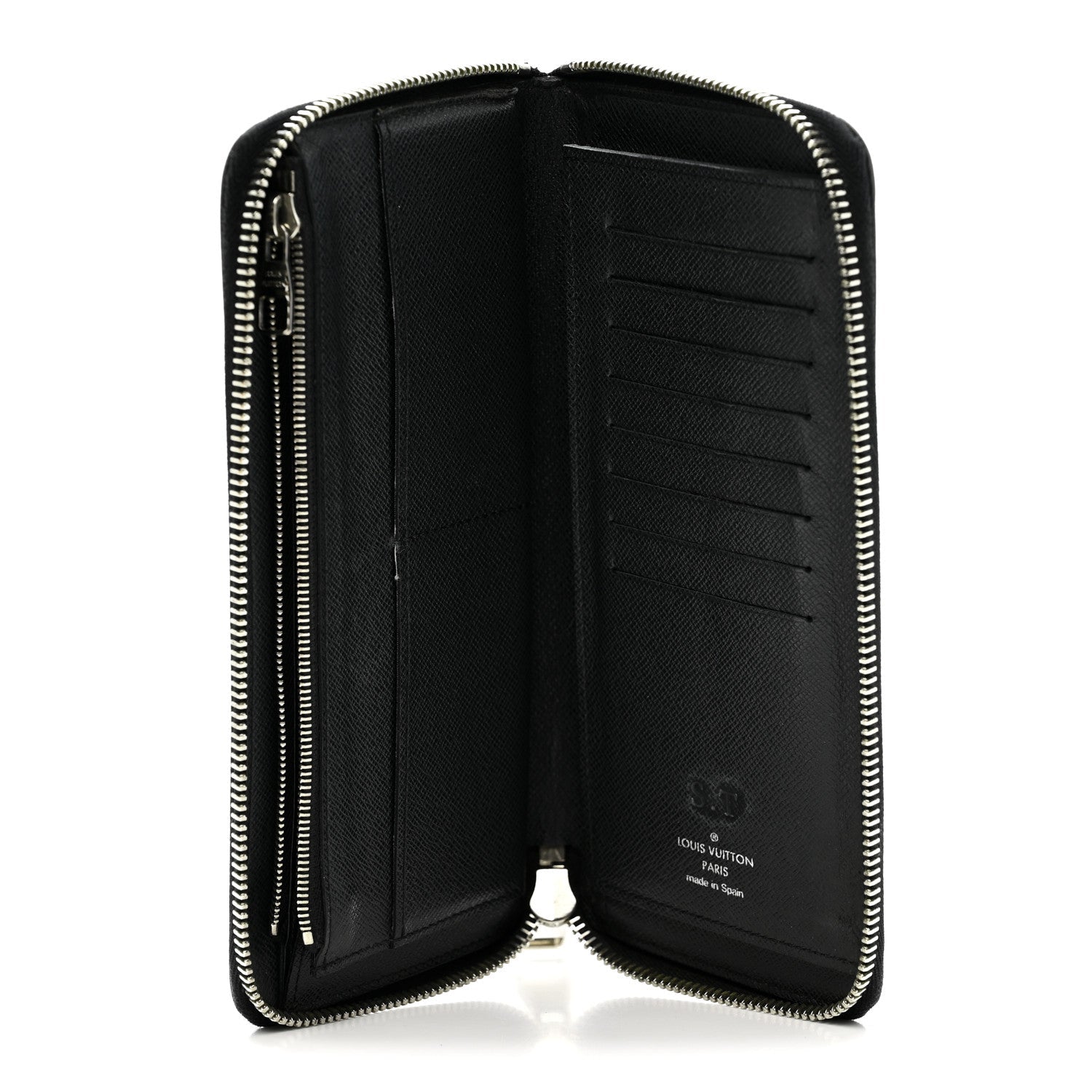 Taiga Vertical Zippy Wallet Black