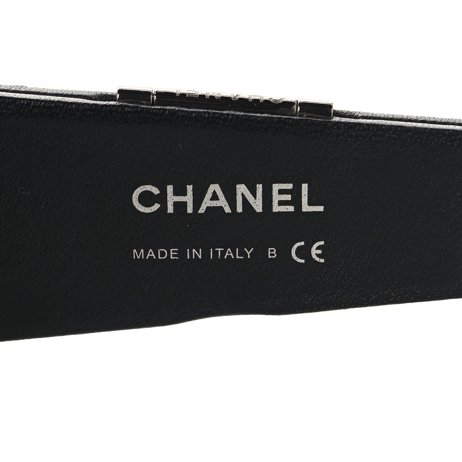 Lambskin Quilted CC Mirror Sunglasses 5202-Q Black
