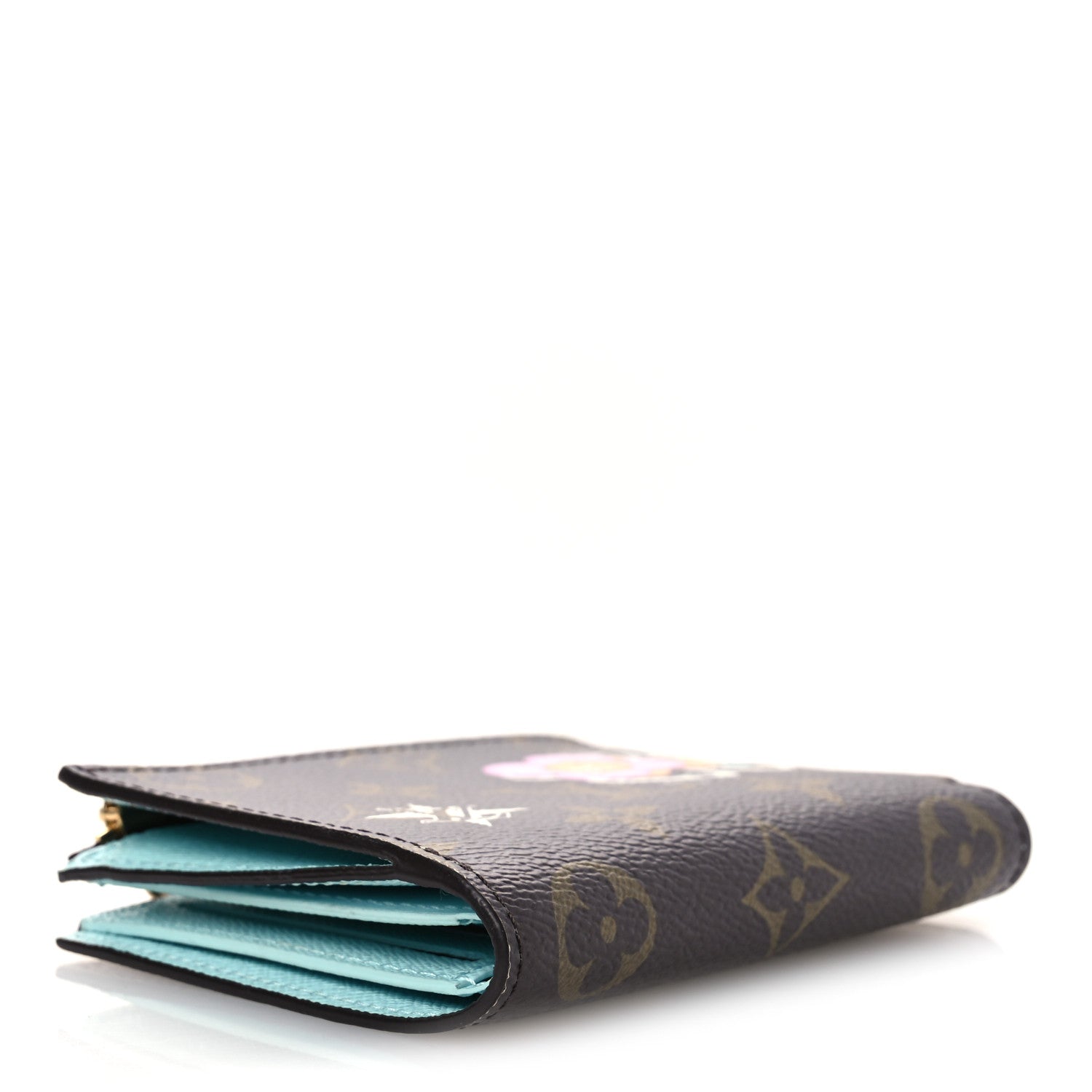 Monogram Snow Show Lisa Wallet Azur Frost