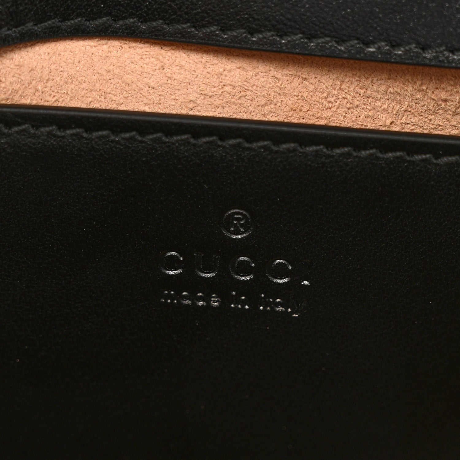Calfskin Matelasse Mini GG Marmont Shoulder Bag Black