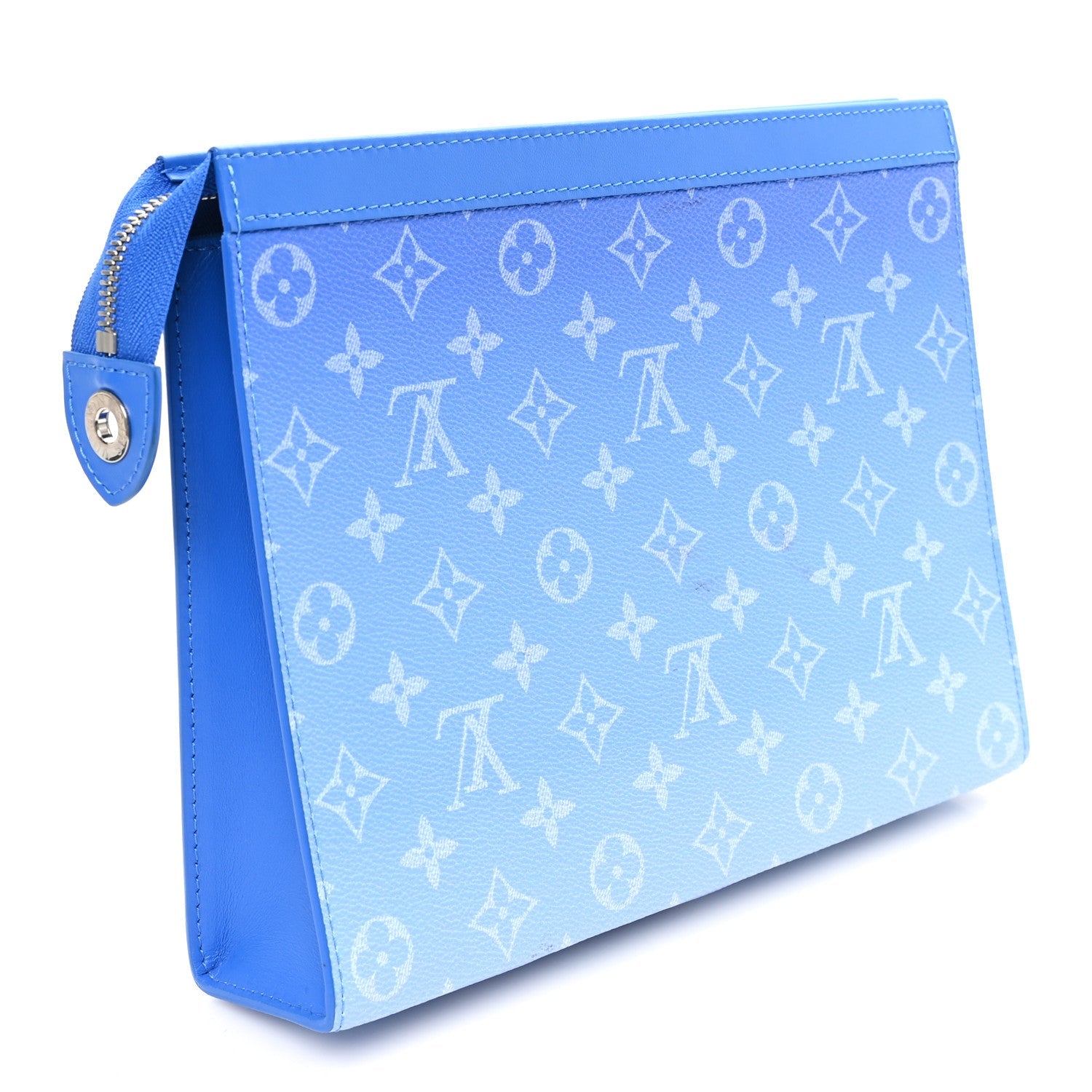 Monogram Clouds Pochette Voyage MM A4 Blue