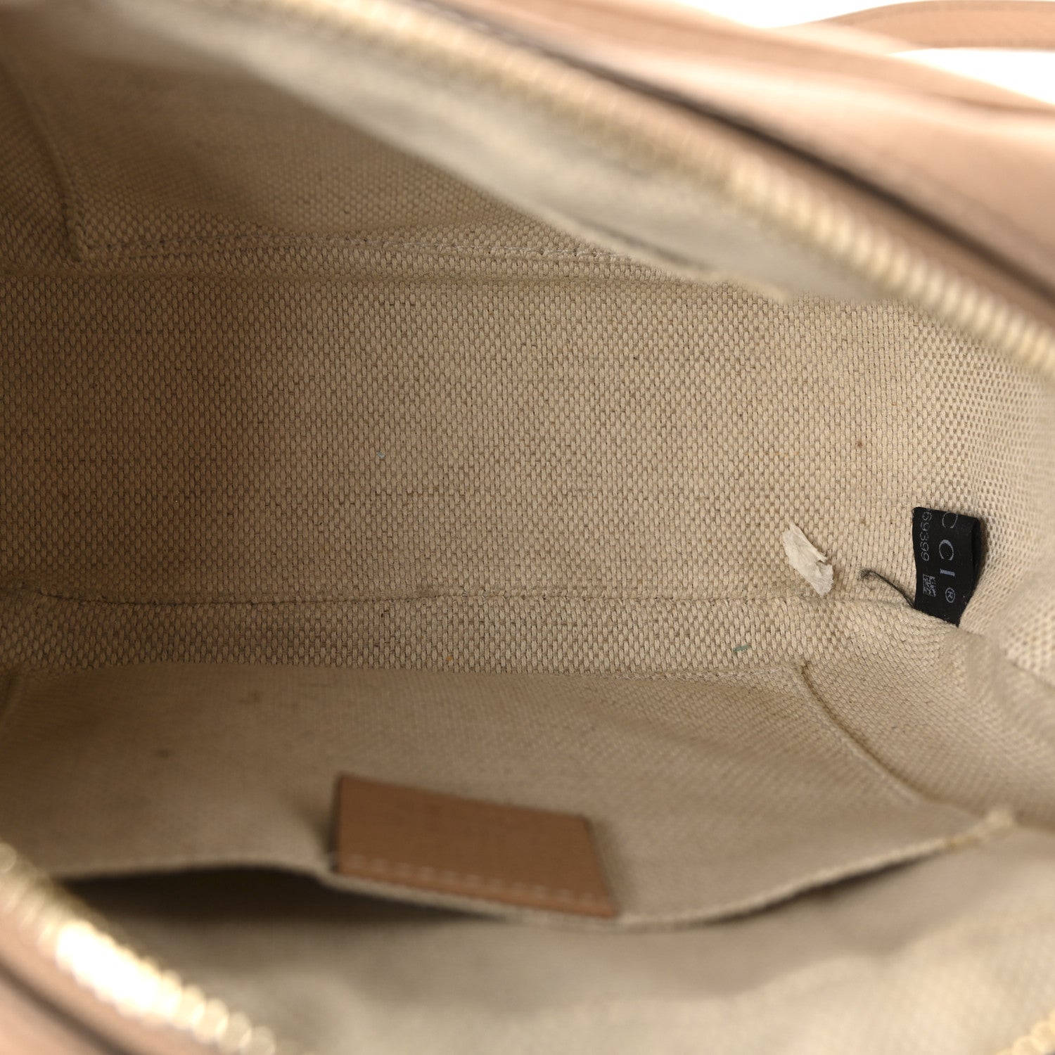 Pebbled Calfskin Small Soho Disco Bag Camelia