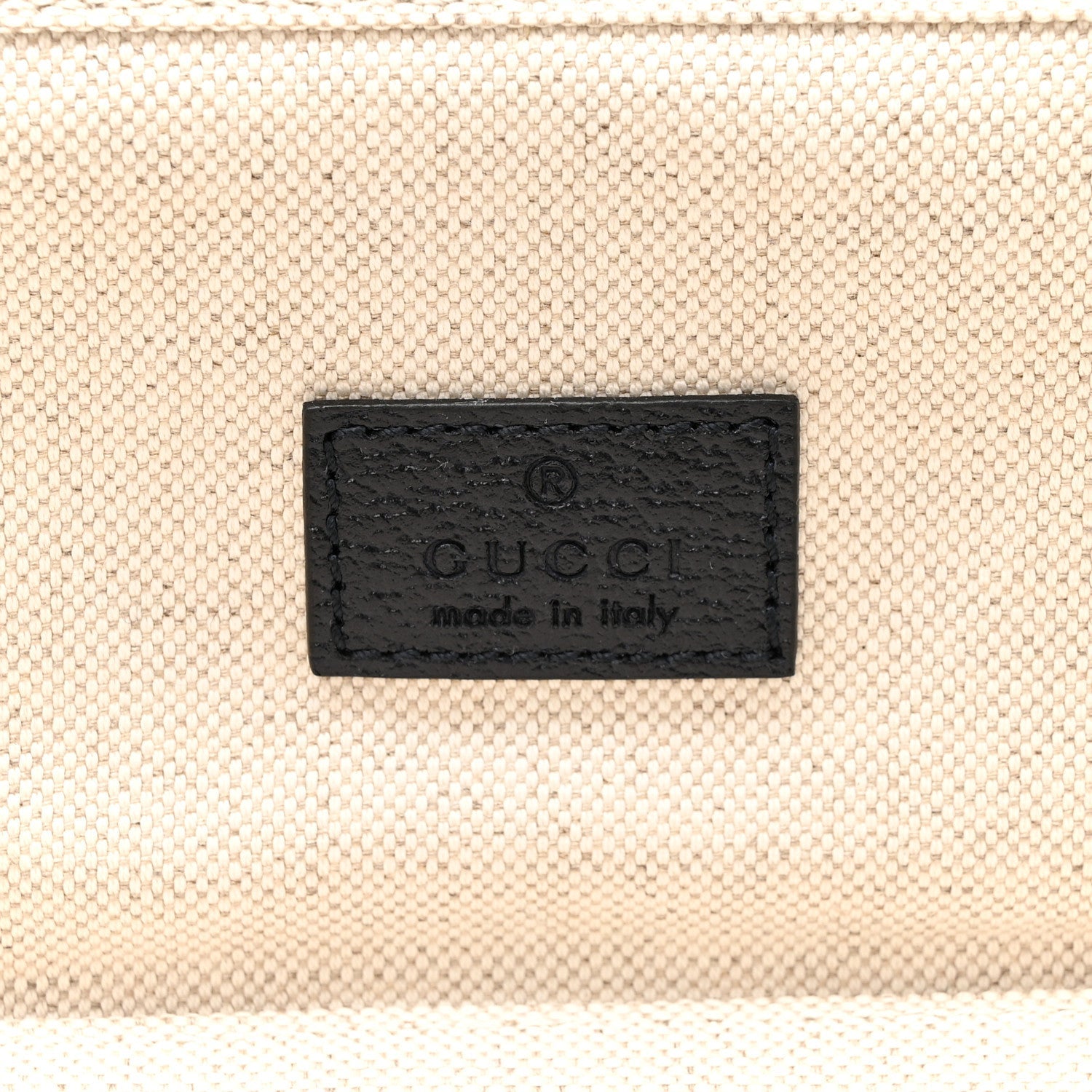 GG Supreme Monogram Medium Packing Cube Beige Blue