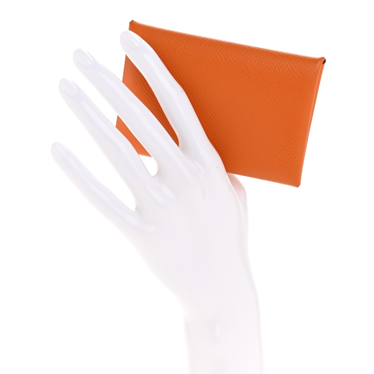 Epsom Calvi Card Case Abricot