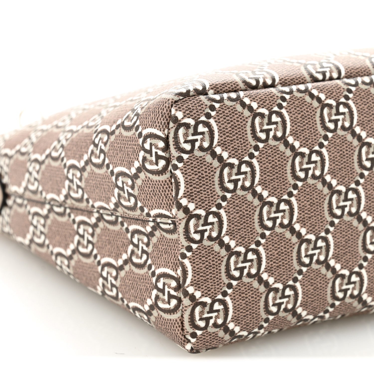 GG Shadow Monogram Super Mini Ophidia Shoulder Bag Taupe