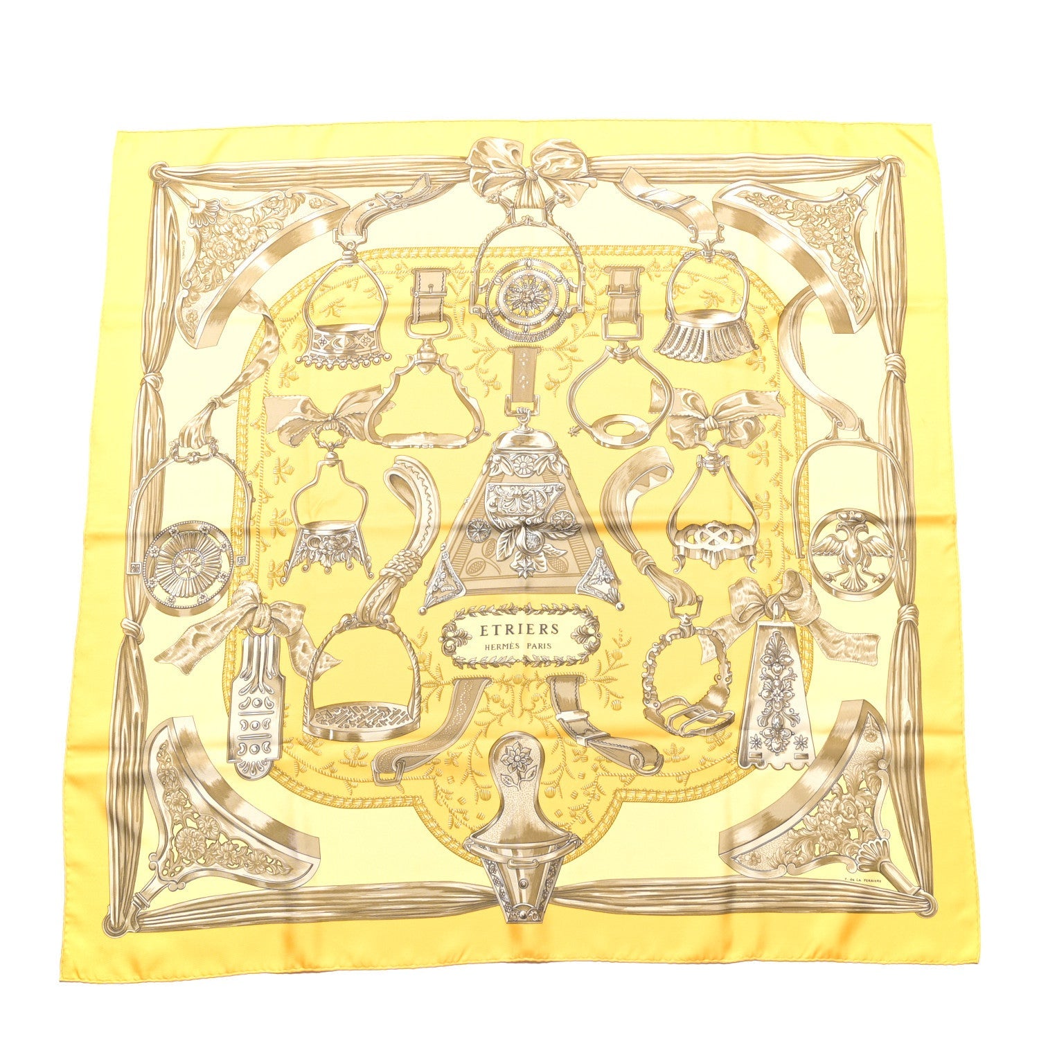 Silk Concours D Etriers Scarf 90