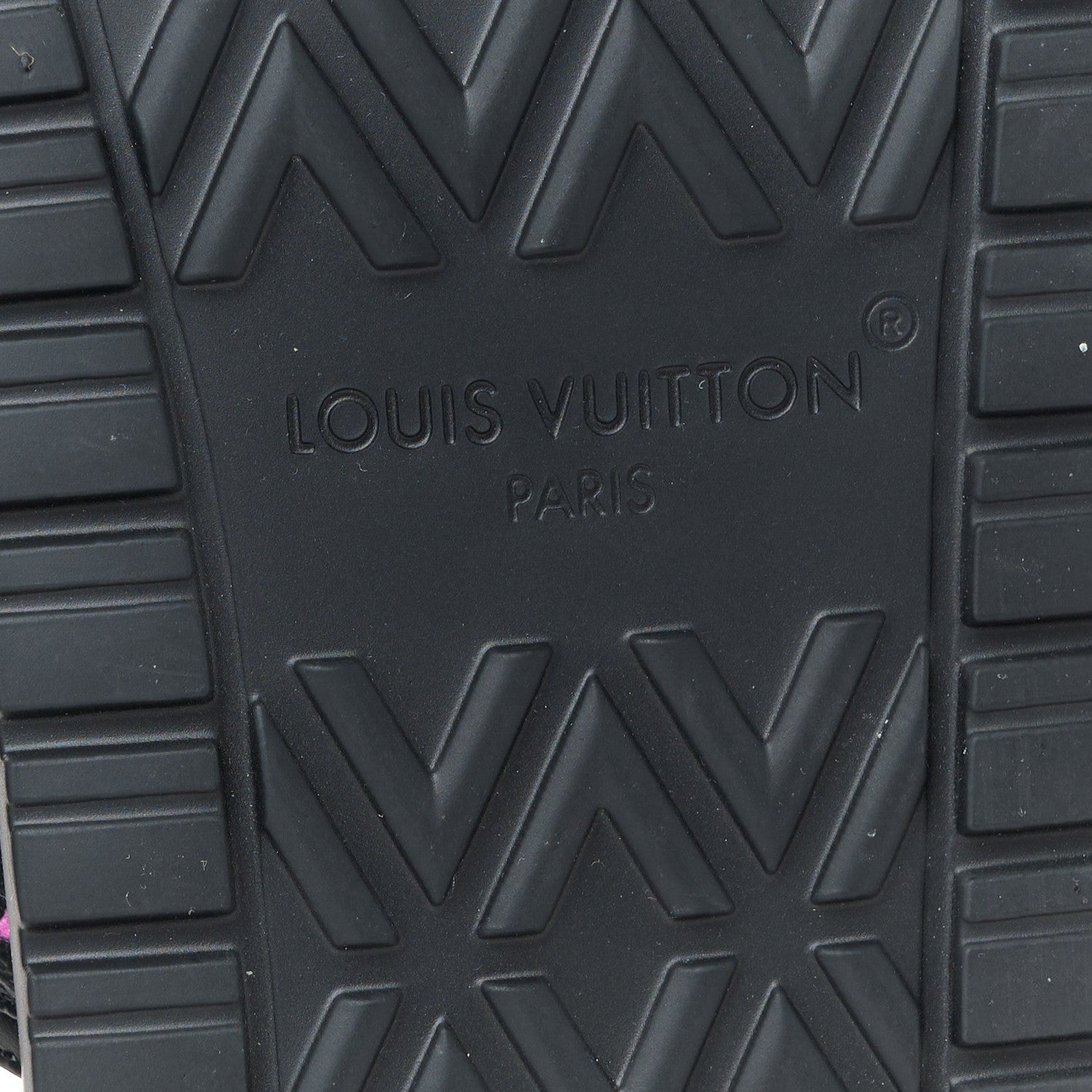 LV X TM Monogram Multicolor Sunset Flat Sandals 38 Black