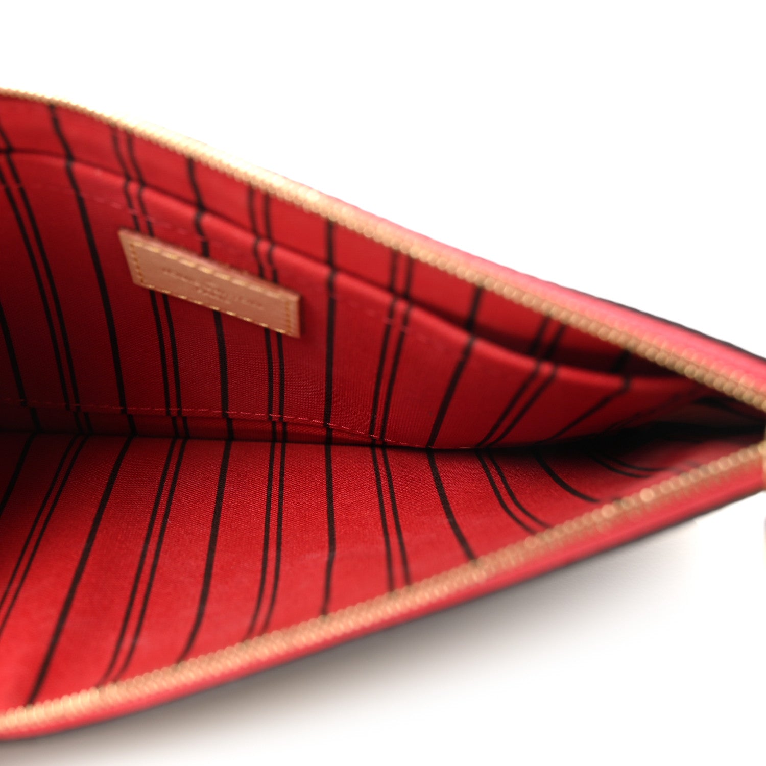 Monogram Neverfull MM GM Pochette Cherry