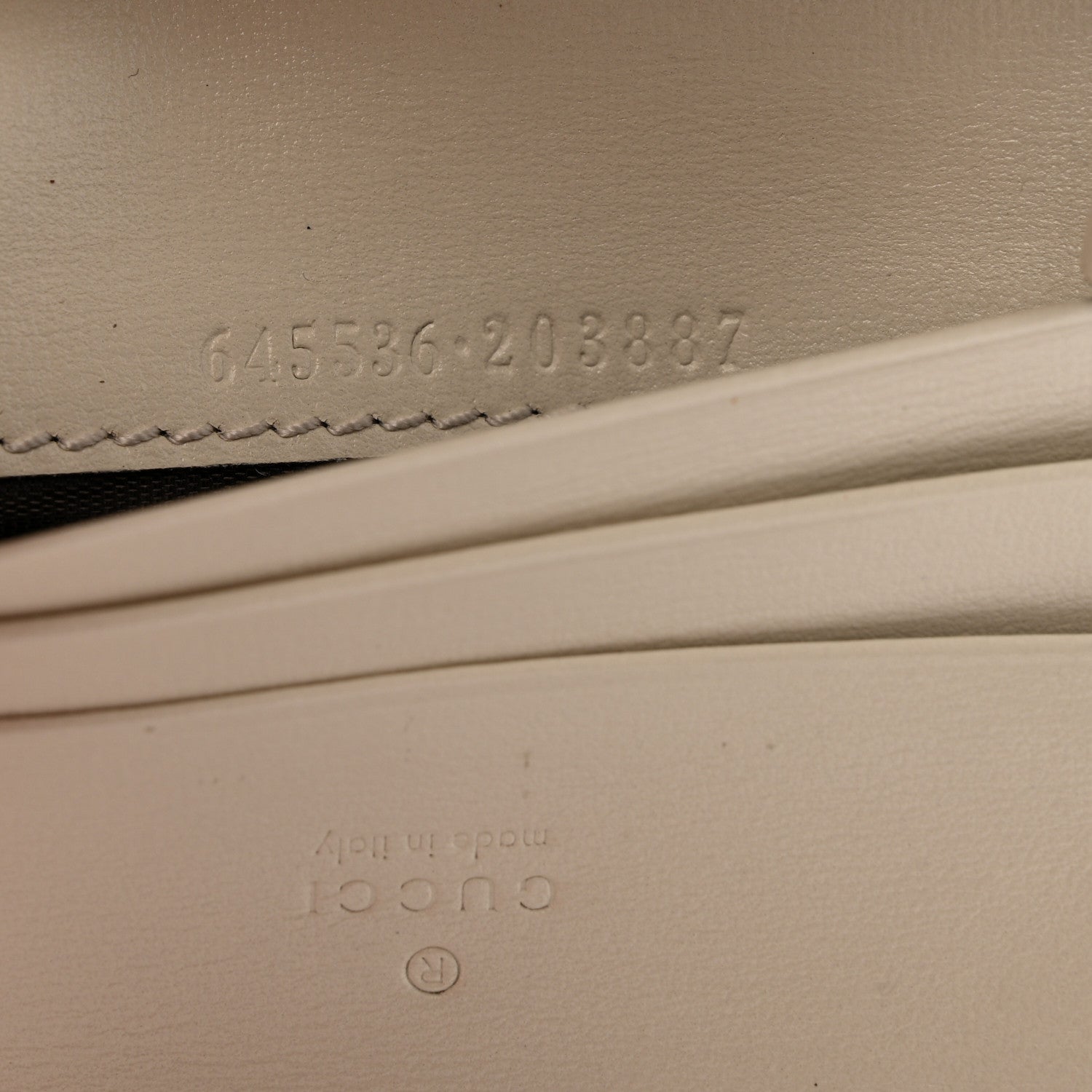 Calfskin Jackie 1961 Card Case Mystic White