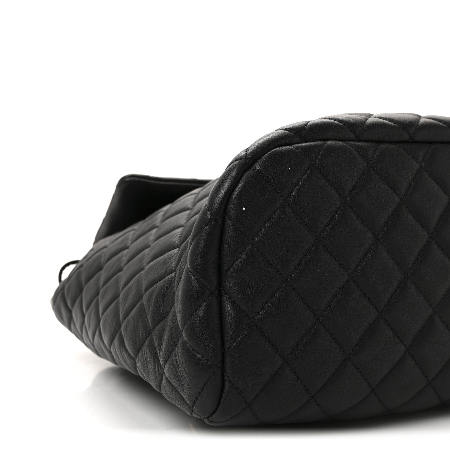 Lambskin Quilted Large Urban Spirit Backpack Black