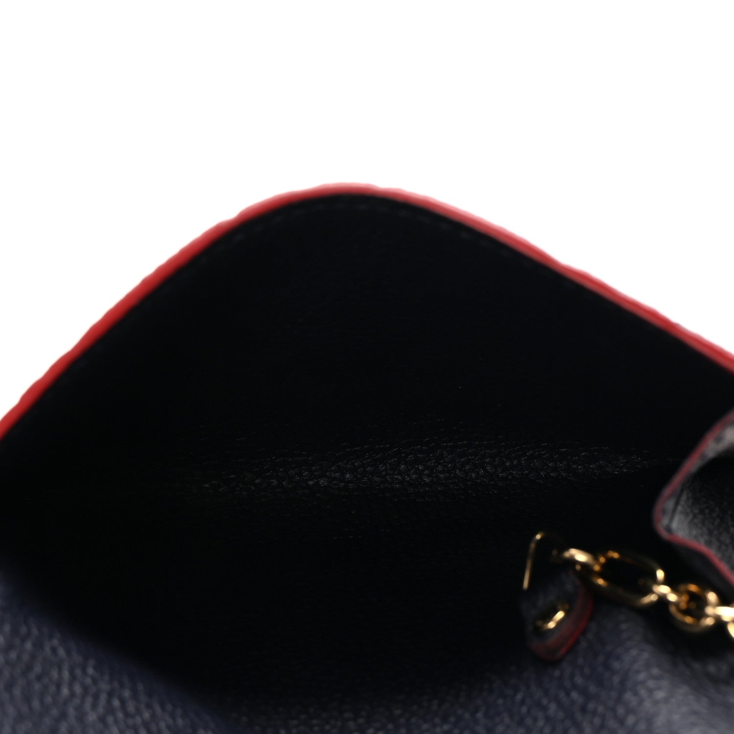 Empreinte Key Pouch Marine Rouge