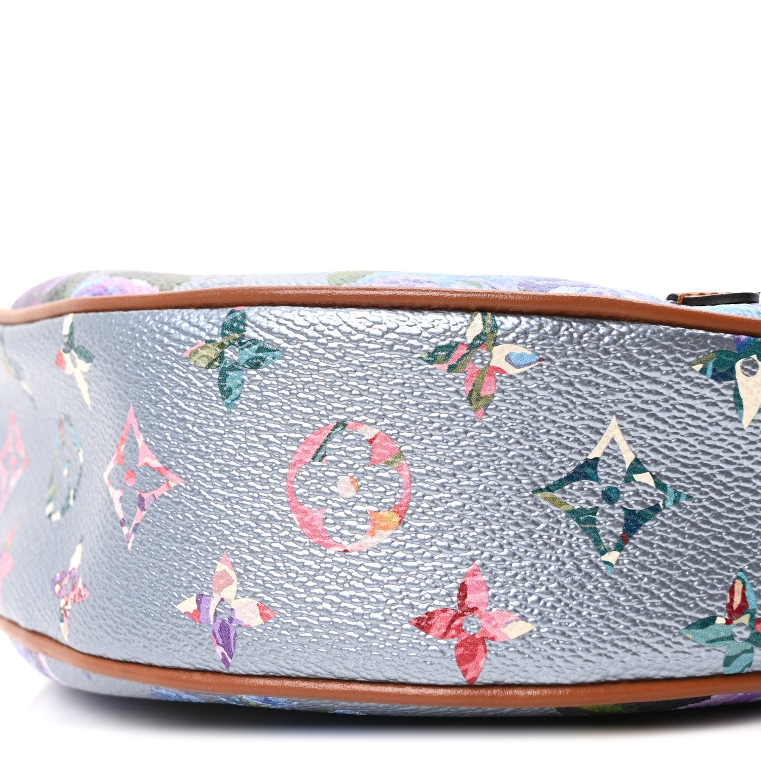 Metallic Monogram LV Garden Loop PM Blue
