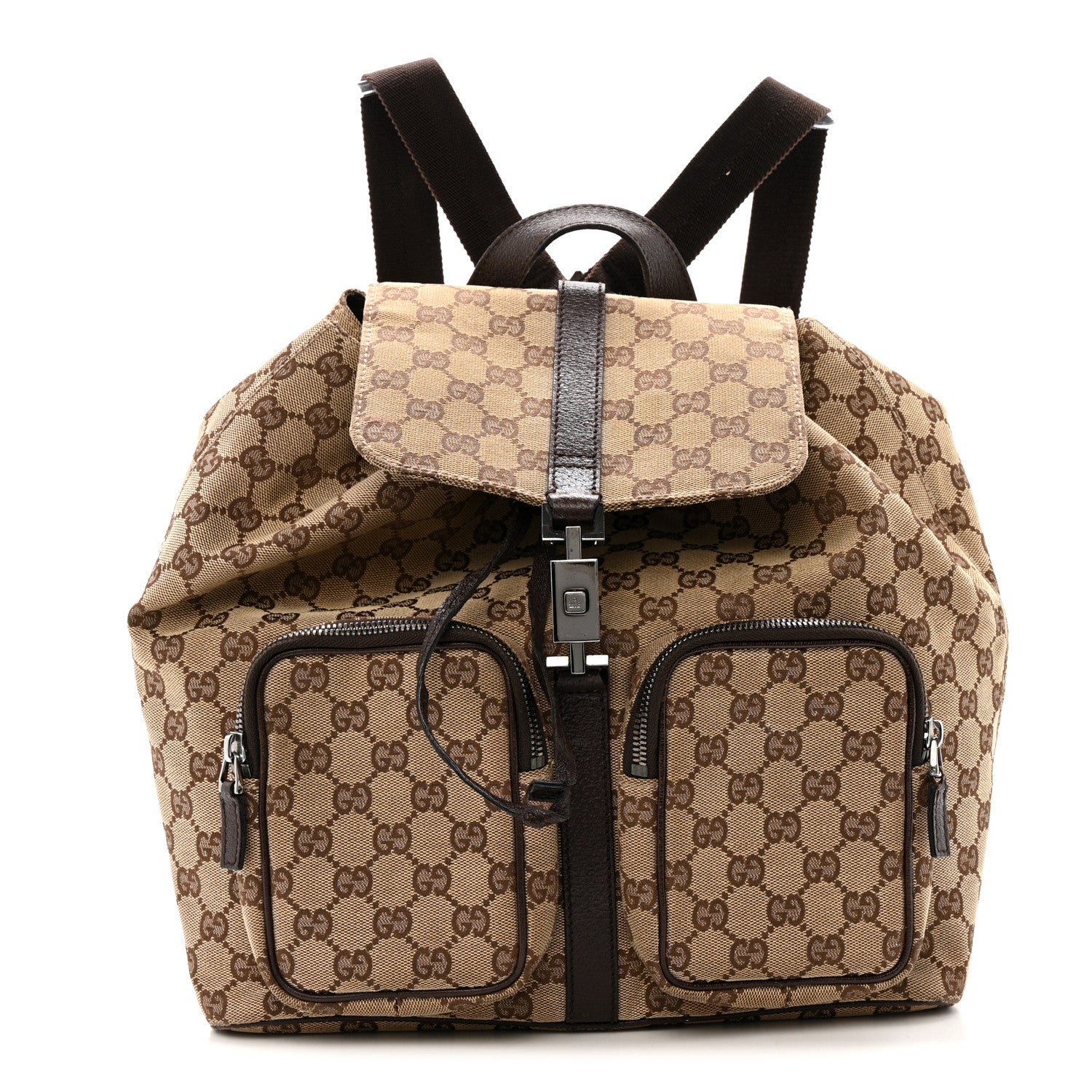 Monogram Backpack Dark Brown
