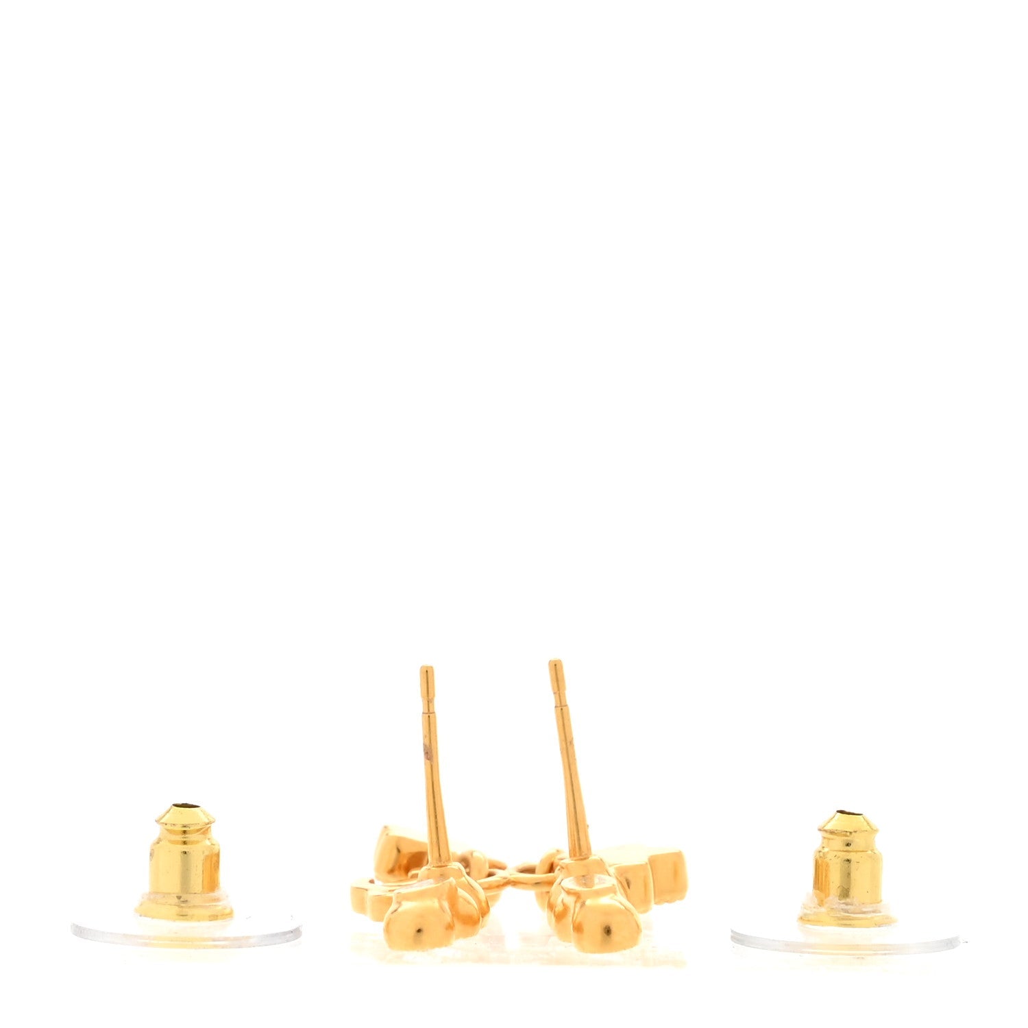 Crystal CC Shooting Star Earrings Gold
