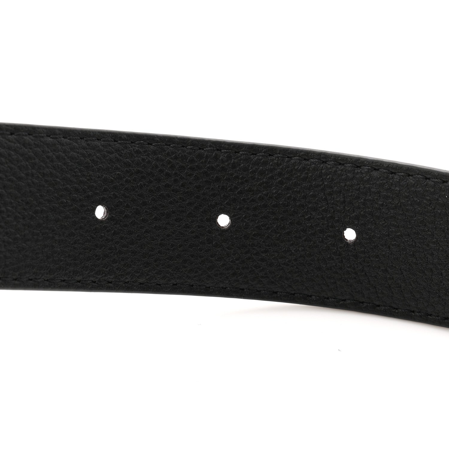 Calfskin Monogram 30mm LV Initiales Reversible Belt 75 30 Black