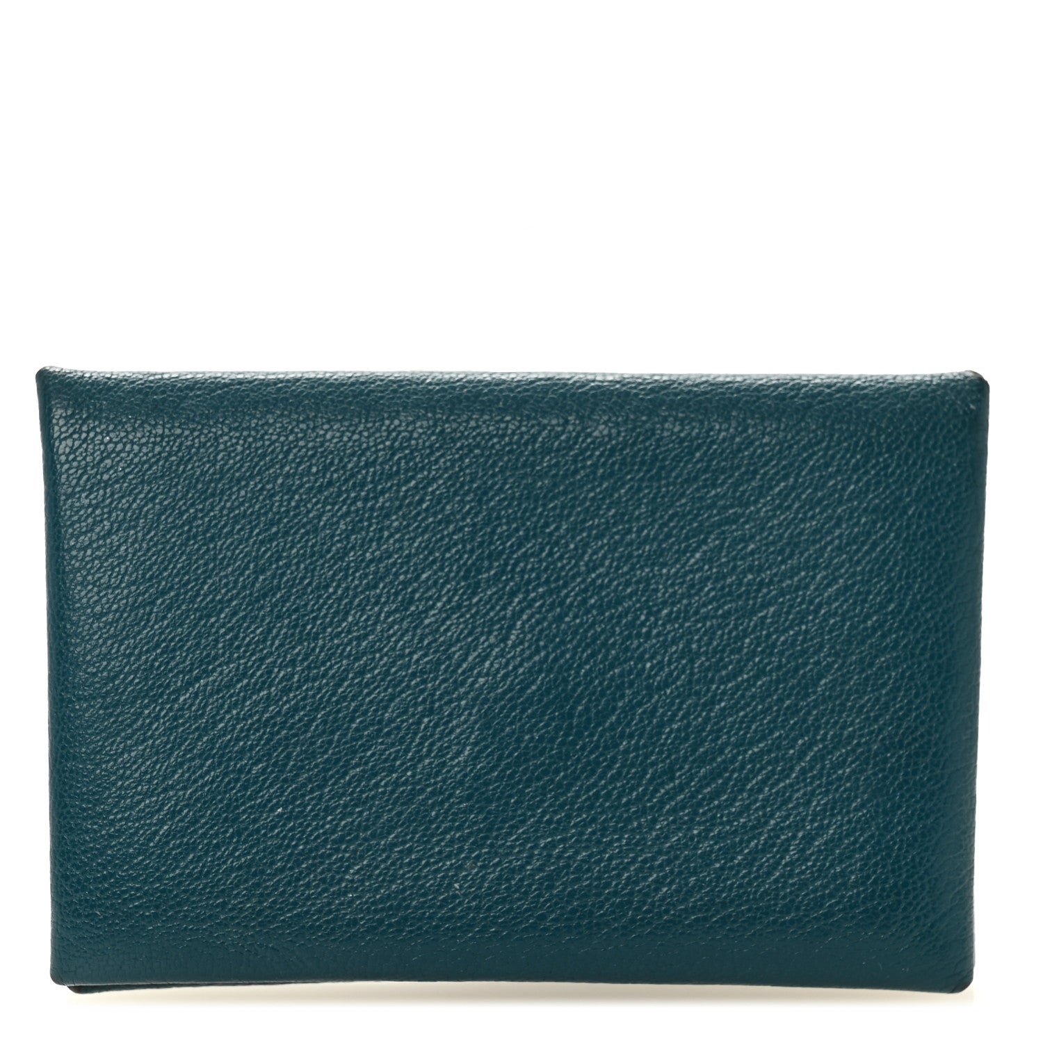 Chevre Mysore Calvi Card Case Vert Bosphore