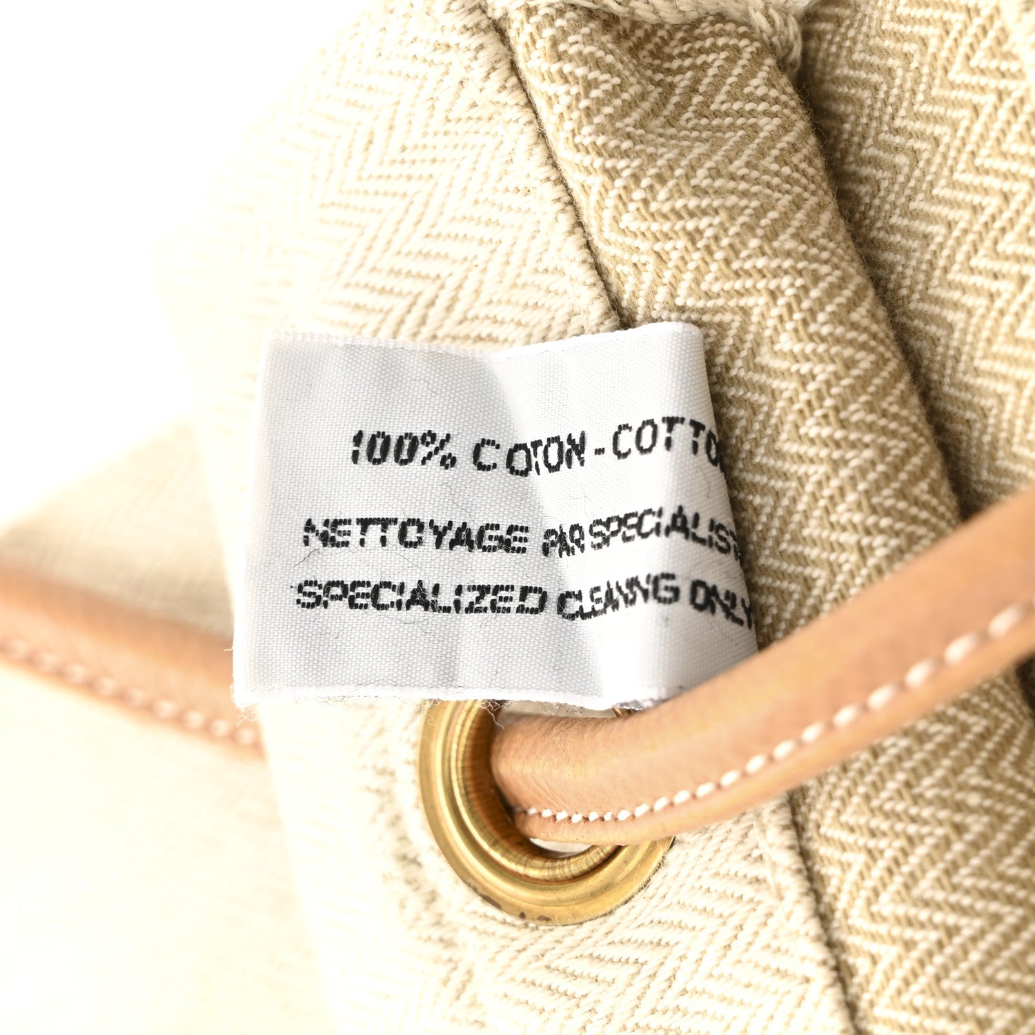 Canvas Swift Aline Grooming Bag Gold