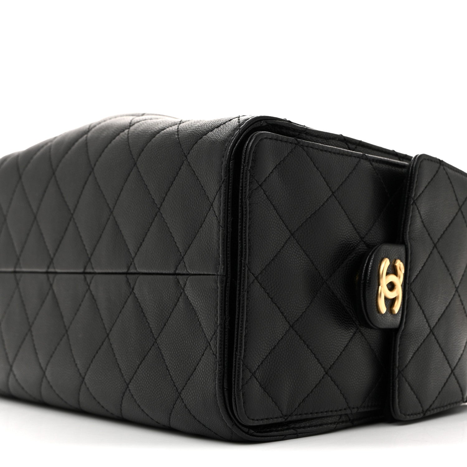 Caviar Quilted Small Chanel 25 Handbag Black