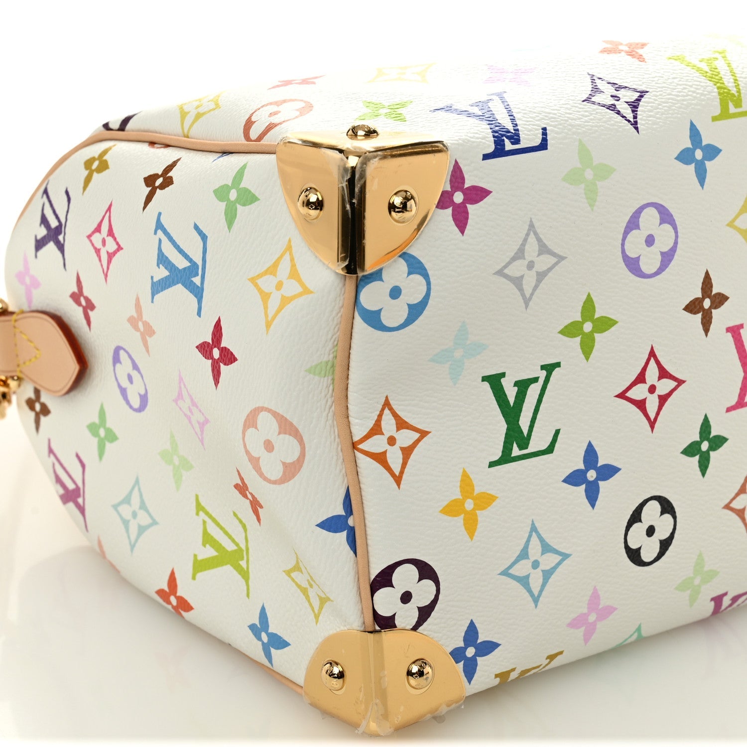 LV X TM Monogram Multicolor Speedy Bandouliere 25 White