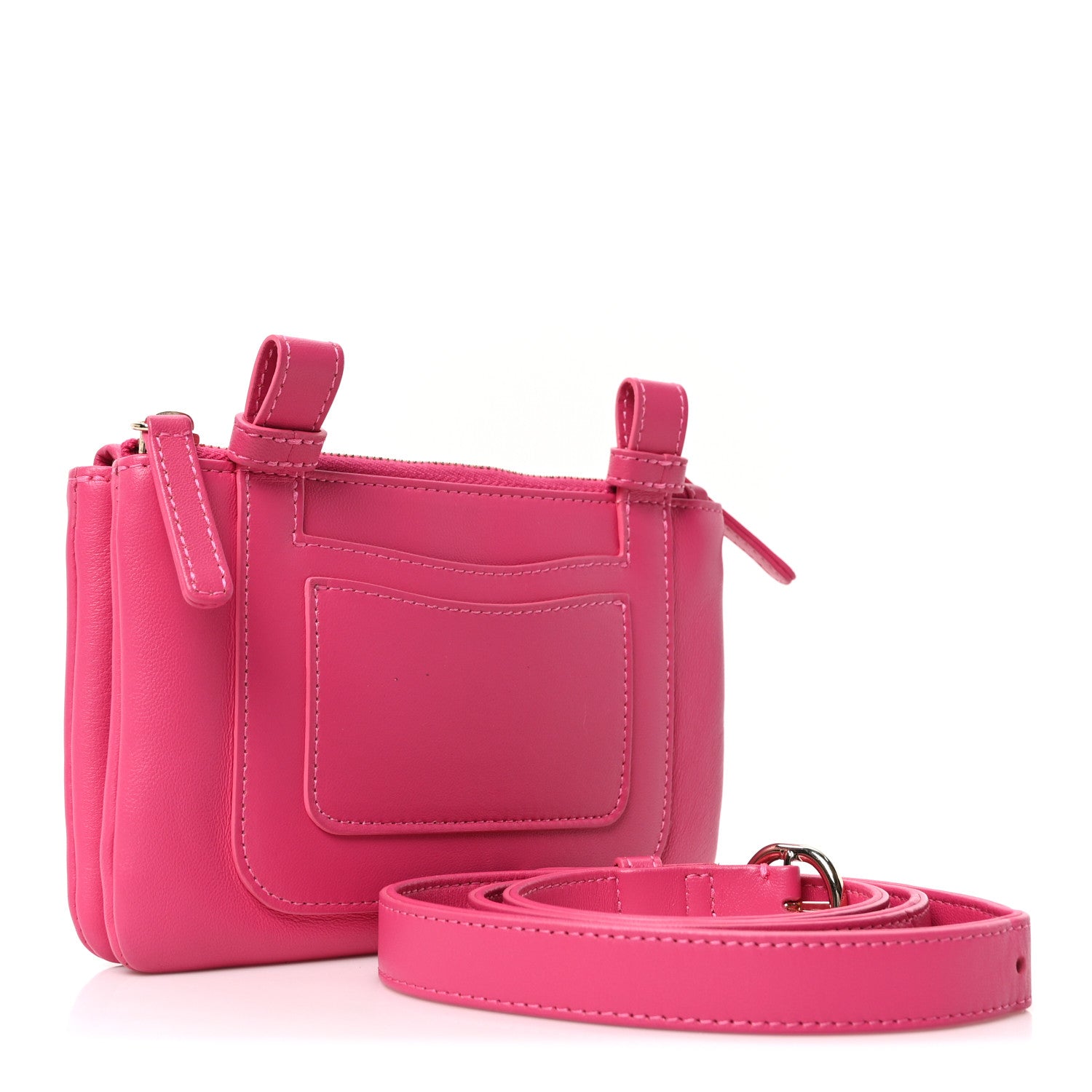 Lambskin CC Mania Waist Belt Bag Pink